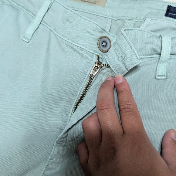 Mint Green Casual Pants - Picture 4 of 4